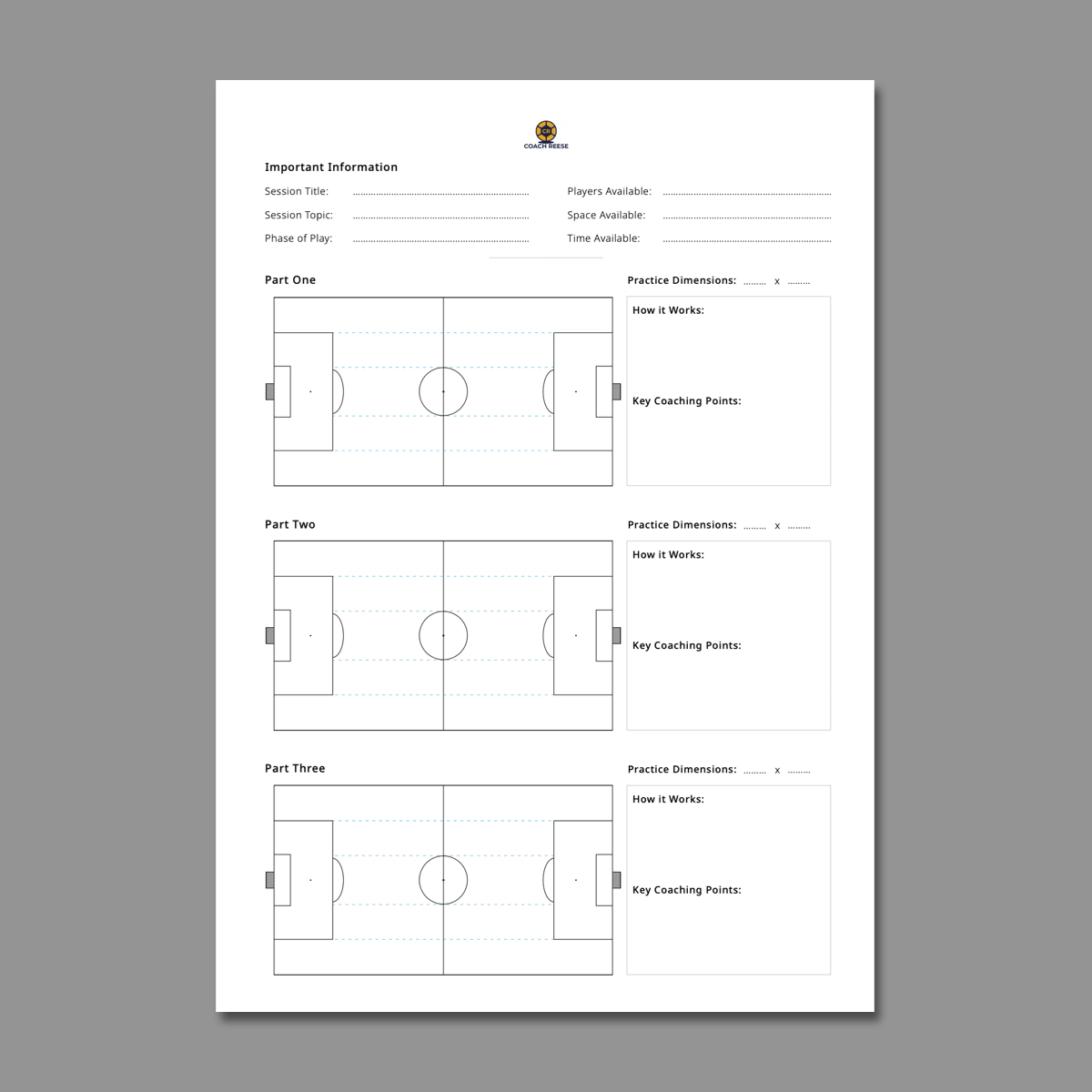 (PDF) Session Planning Templates