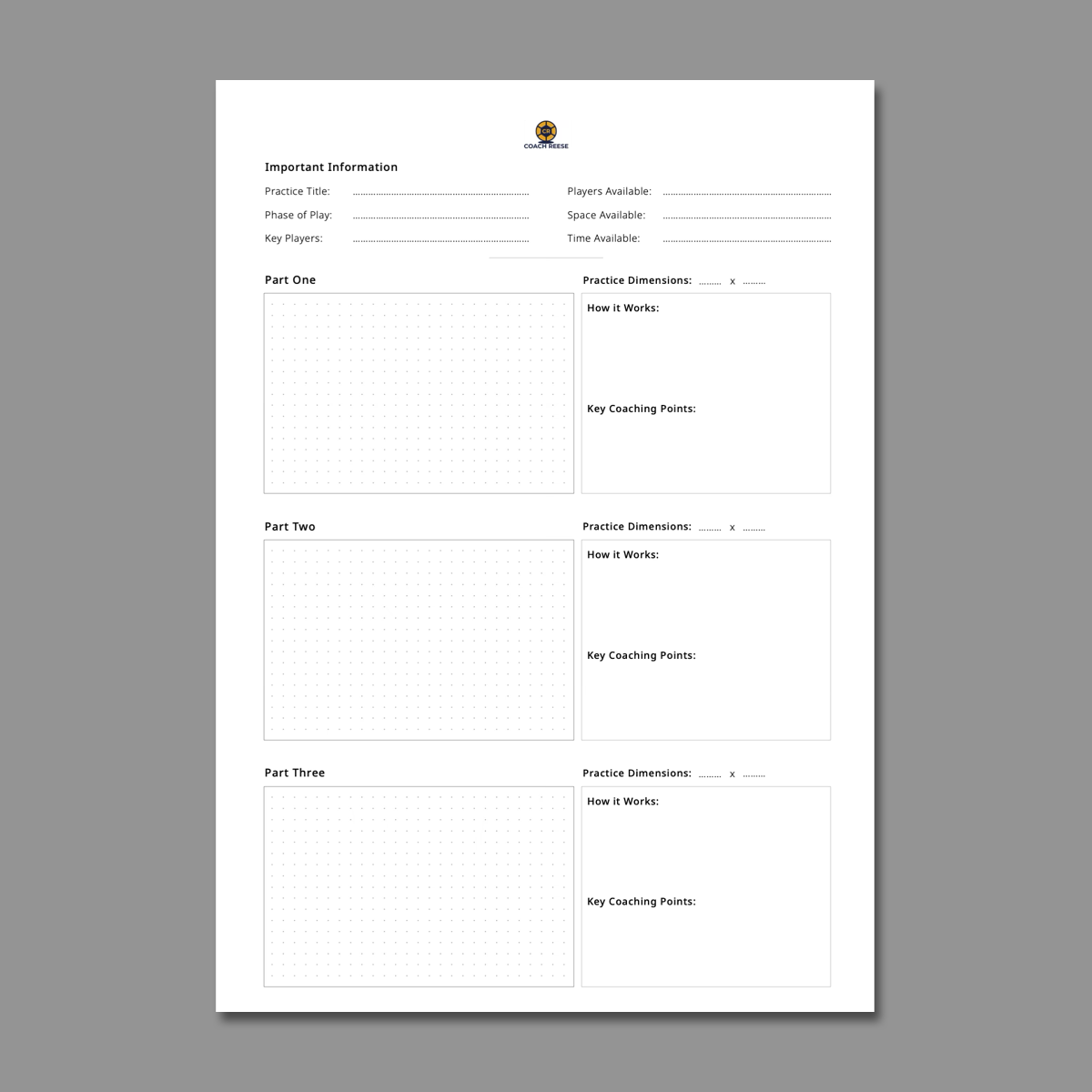 (PDF) Session Planning Templates