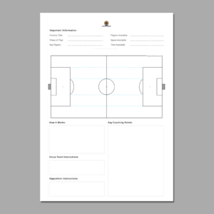 Football: Phase of Play Plan Template (PDF)