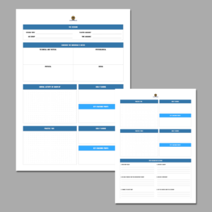 Football Session Plan Template (PDF)