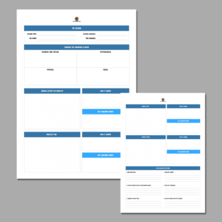 Football Session Plan Template (PDF)
